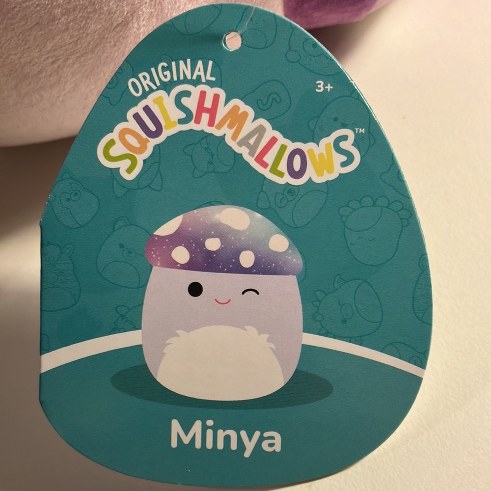 Squishmallow 7” Minya the Mushroom. - Picture 3 of 4